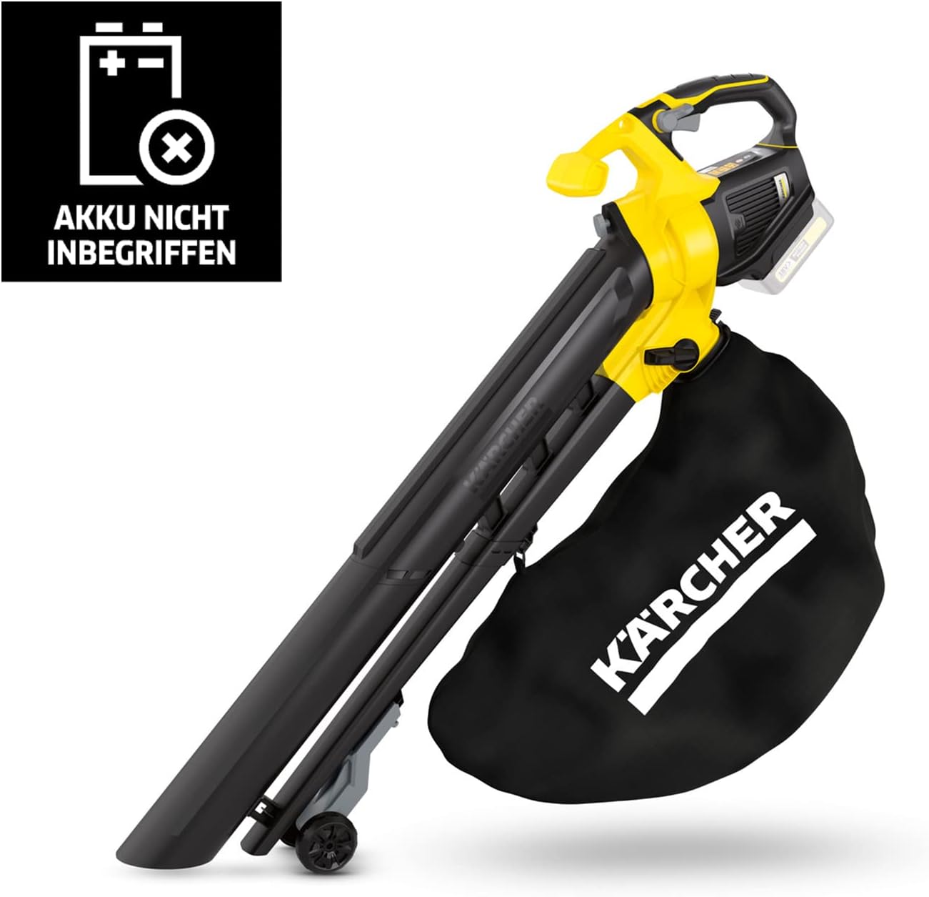 Kärcher 18 V accu bladblazer en -zuiger BLV 18-200 Battery Set, incl. 18 V/2,5 Ah accu en snellader, met mulchfunctie, luchtsnelheid: 200 km/u, opvangzak volume: 45 l, gewicht: 3,5 kg