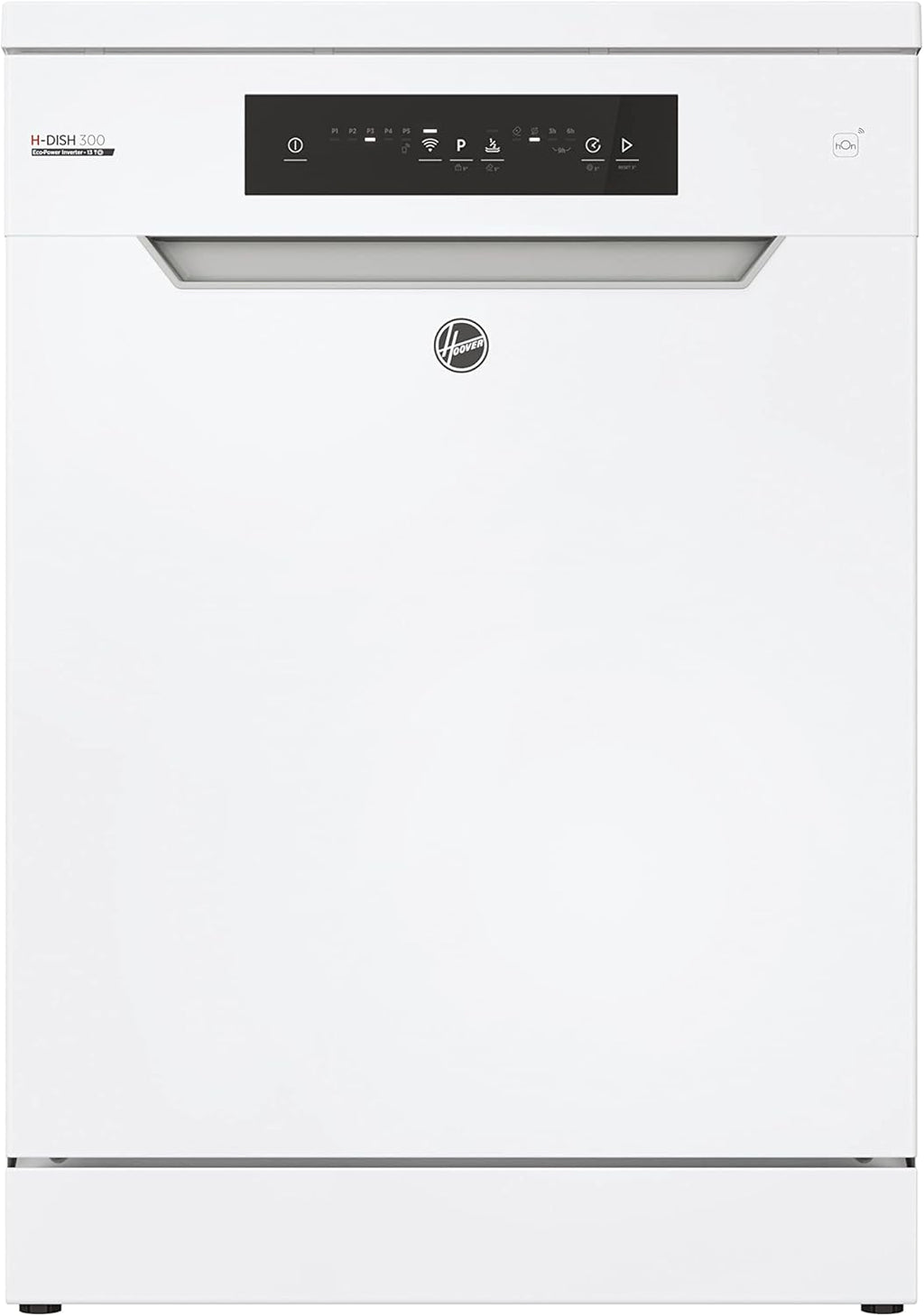 Hoover HF 4C6F0PW Vaatwasser; 14 couverts; Vrijstaand, 60 cm breed; Energieklasse C; Slimme bediening met wifi + bluetooth-technologie