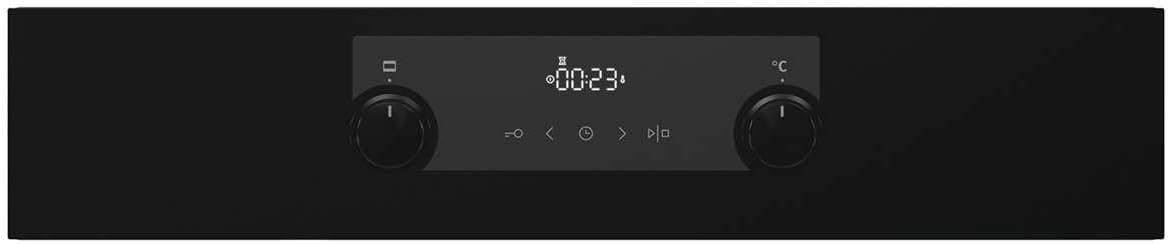 Gorenje 738971 Inbouw Ovenset OptiBake Black Steam Pyro Set / 77L / Hetelucht/Pyrolyse/ExtraSteam/GentleClose/AirFry/Pizzamode 300°C/PerfectGrill/Inductiekookplaat met BridgeZone/zwart