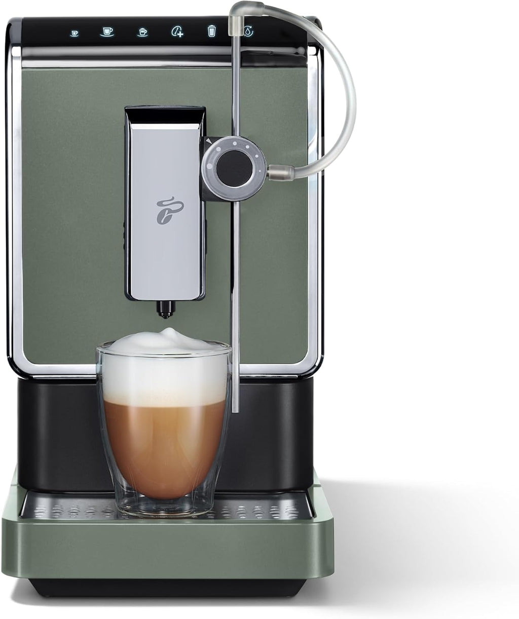 Tchibo volautomatisch koffiezetapparaat Esperto Pro met One Touch-functie voor Caffè Crema, espresso en melkspecialiteiten, antraciet