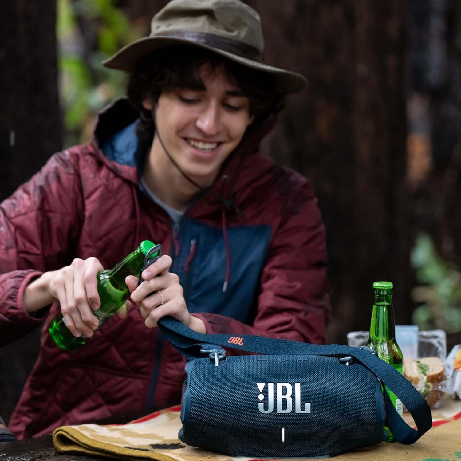 JBL Xtreme 4 Muziekbox in Camouflage – Draagbare Bluetooth-speaker met diepe bas, AI Sound Boost en geïntegreerde powerbank – Water- en stofbestendig – 24 uur afspeeltijd