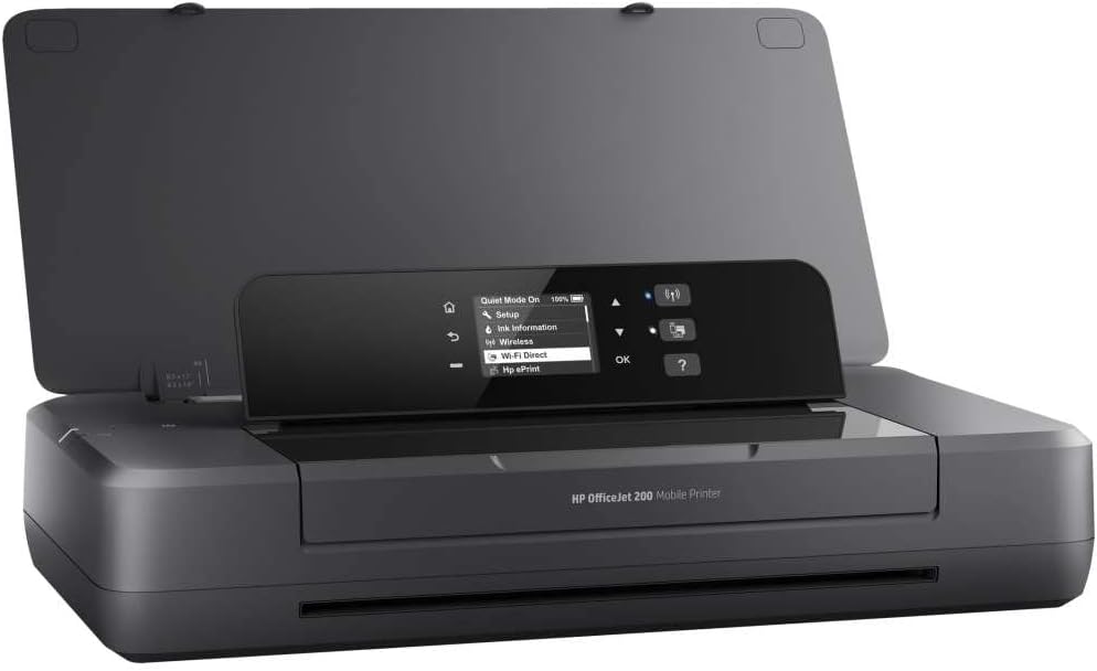 HP OfficeJet 200 Mobiele Inkjetprinter (A4, printer, wifi, HP ePrint, Airprint, USB, 4800 x 1200 dpi) zwart