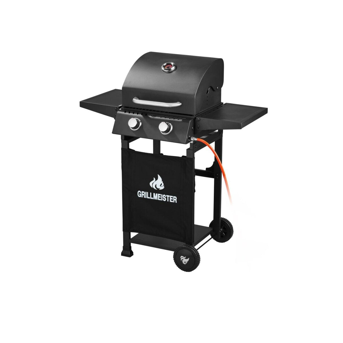 GRILLMEISTER Gasbarbecue 2-pits "Memphis", met warmhoudrooster - B-keus als nieuw