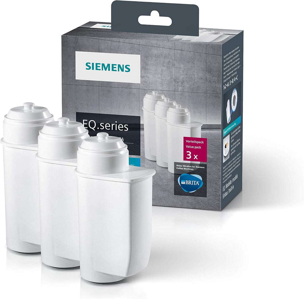 SIEMENS Volautomatische koffiemachine EQ6 plus s300 TE653501DE, voor vele koffiespecialiteiten, melkopschuimmondstuk, keramisch maalwerk, dubbele kopfunctie, antikalk, automatische stoomreiniging, 1500 W, zilver