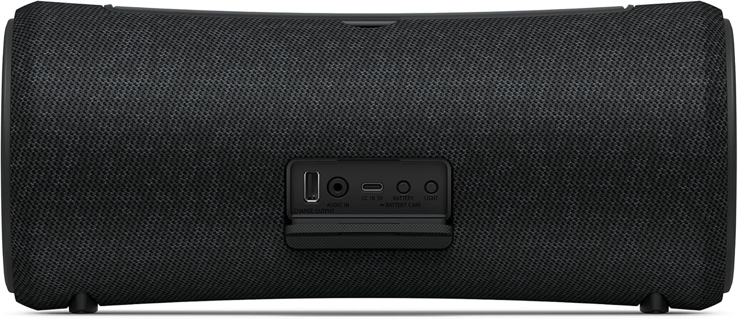 Sony SRS-XG300 - Draagbare draadloze bluetooth-speaker met krachtig feestgeluid en verlichting - waterdicht, 25 uur batterijduur, smartphone en snellaadfunctie - Zwart