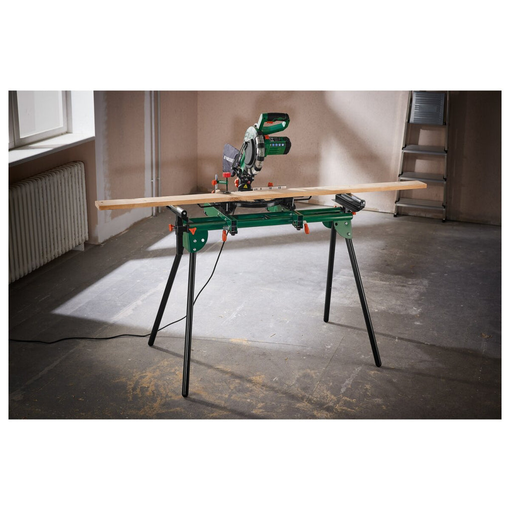 PARKSIDE® Afkort- en verstekzaag »PKS 1500 C4«, 1500 W, met laser - B-keus, zo goed als nieuw