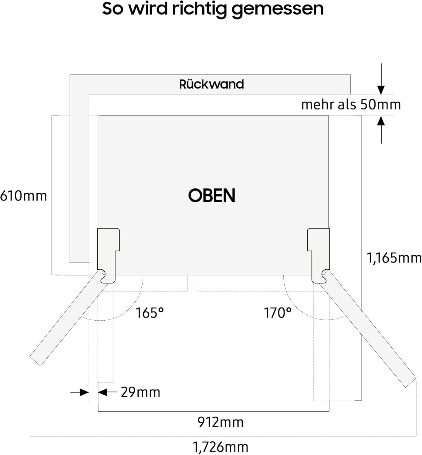 Samsung RS64DG53R3B1EF Amerikaanse koelkast, 178 cm, 628 l, SmartThings AI Energy Mode, ijs- en waterdispenser, Slim Ice Maker, Premium Black Steel
