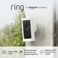 Ring Buitencamera Pro Solar (Stick Up Cam Pro) | Buitenbeveiligingscamera op zonne-energie met 1080p-HDR-video, wifi, 3D-bewegingsdetectie, compatibel met Alexa | 2 beveiligingscamera's