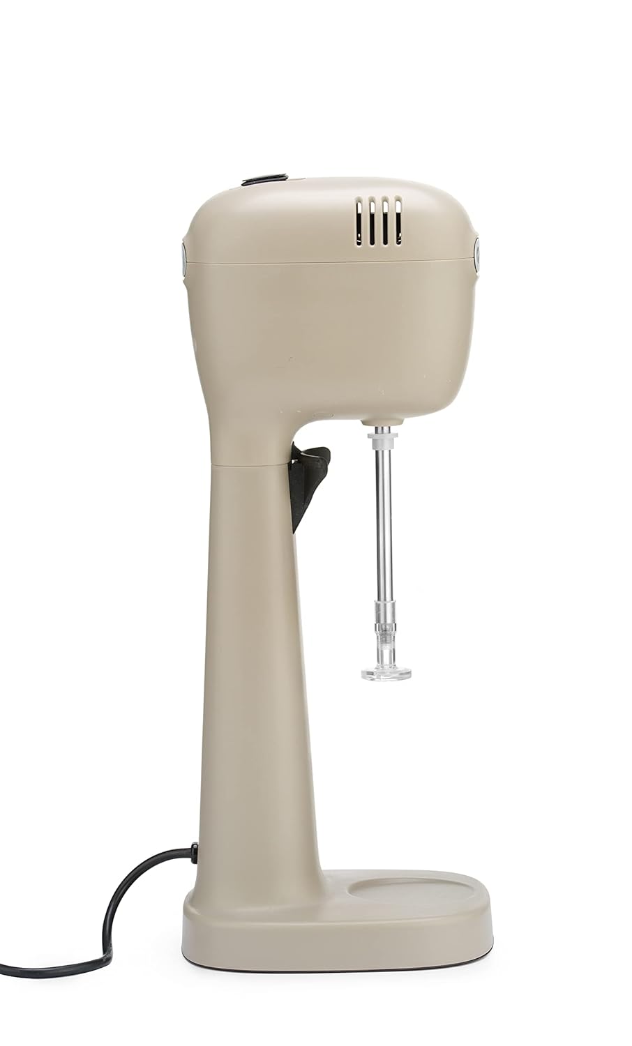 HENDI Melkshake Maker, Incl. 2 mengbekers (roestvrij staal en polycarbonaat) en 4 verwisselbare roerwerken, Drinkmixer, Frappés, Drankmixer, 230V/400W, 170x196x(H)490mm, Karamel
