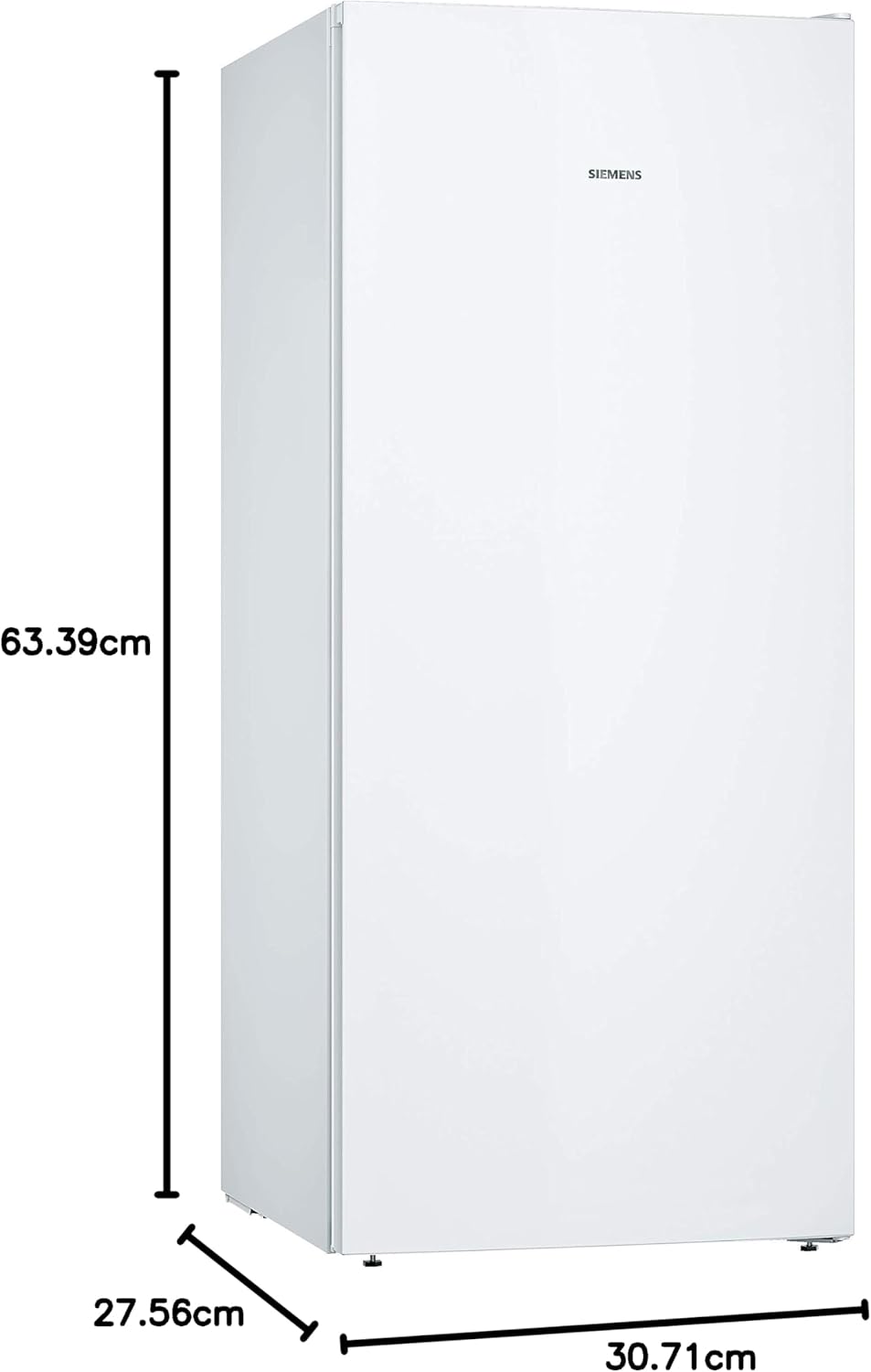 Siemens GS54NAWCV iQ500 vriezer, 176 x 70 cm, 327 L, noFrost nooit meer ontdooien, bigBox ruimte voor grote diepvriesproducten, varioZone flexibele glasplateaus en laden, wit
