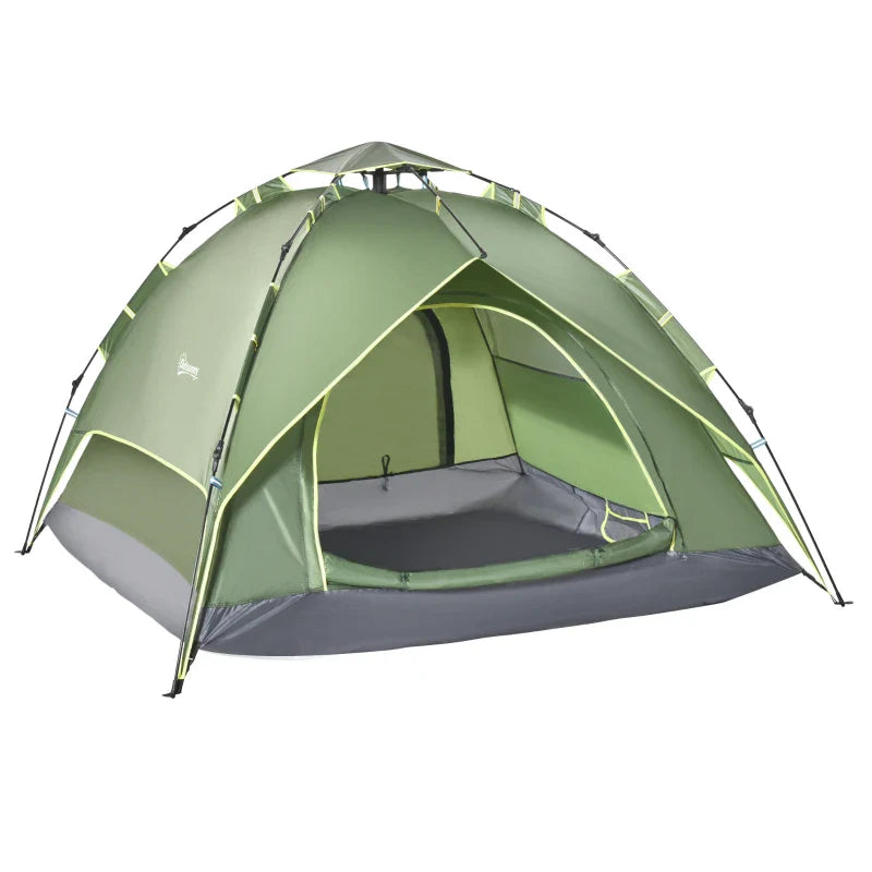 Outsunny Kampeertent 4-seizoenen Quick-Up Luifel Outdoor