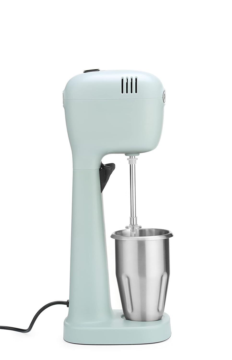HENDI Melkshake Maker, Incl. 2 mengbekers (roestvrij staal en polycarbonaat) en 4 verwisselbare roerwerken, Drinkmixer, Frappés, Drankmixer, 230V/400W, 170x196x(H)490mm, Karamel