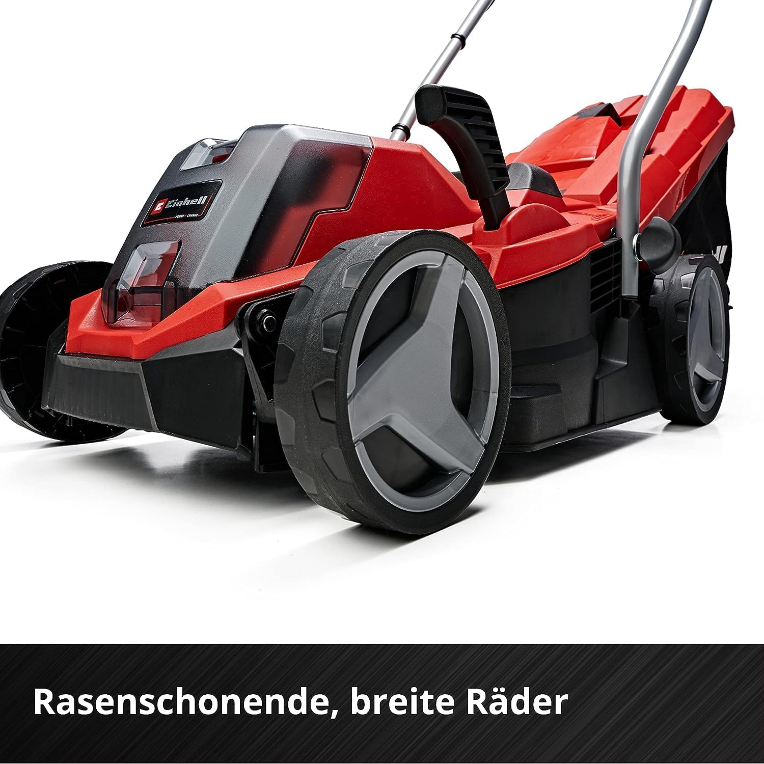 Einhell Accu-grasmaaier GE-CM 18/33 Li Kit Power X-Change (18 V, 33 cm maaibreedte, tot 200 m², borstelloos, 30L opvangzak, 25-65 mm maaihoogte, incl. 4,0 Ah accu + oplader)