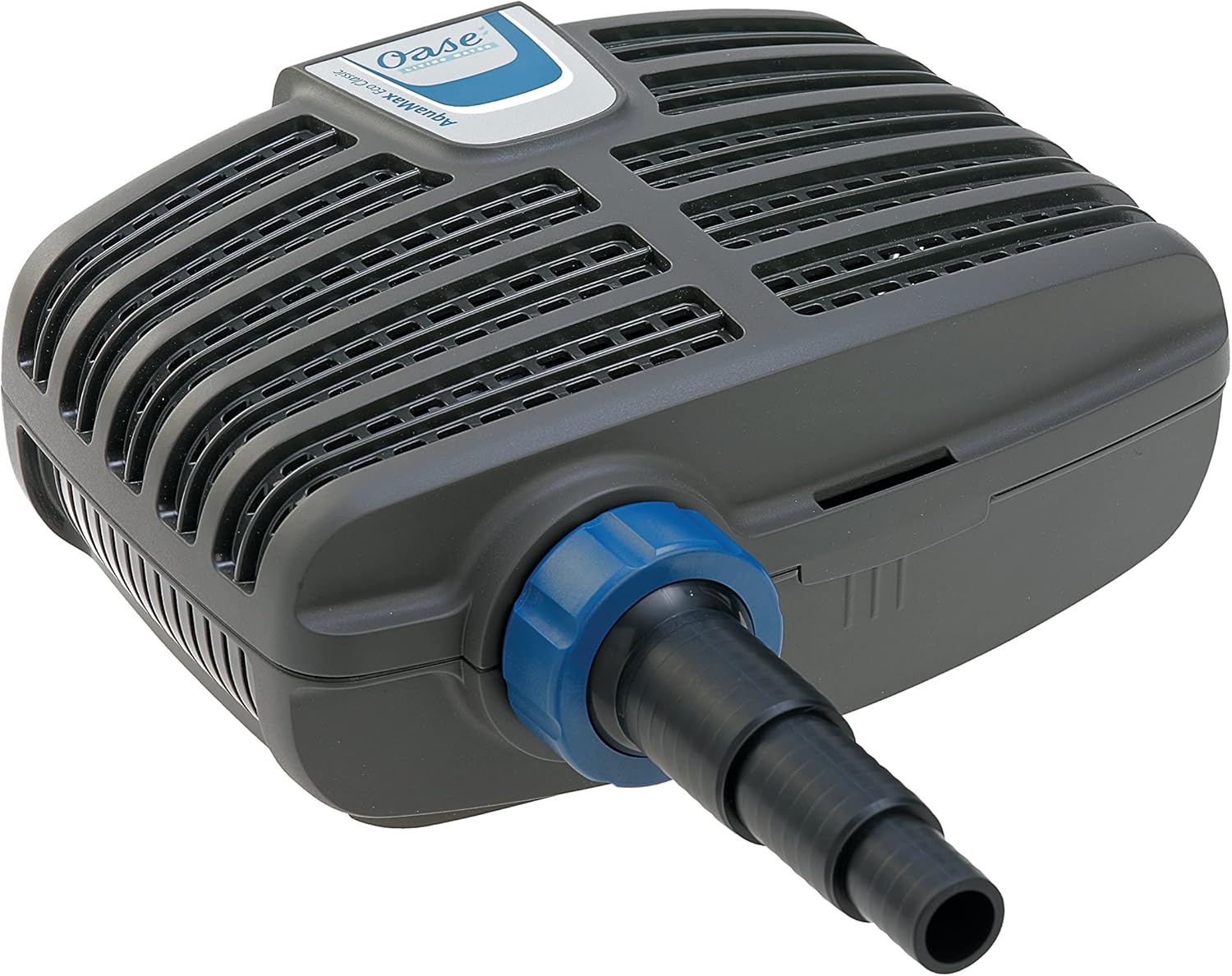 OASE 51096 Filter- en beeklooppomp AquaMax Eco Classic 5500, 5300 l/u pompcapaciteit, energiebesparende beeklooppomp, vijverpomp, filter, pomp, beekloop, donkergrijs