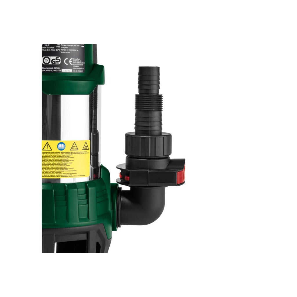PARKSIDE® Vuilwaterdompelpomp »PETPS 1100 A1«, 20000 l/u - B-keus, zo goed als nieuw