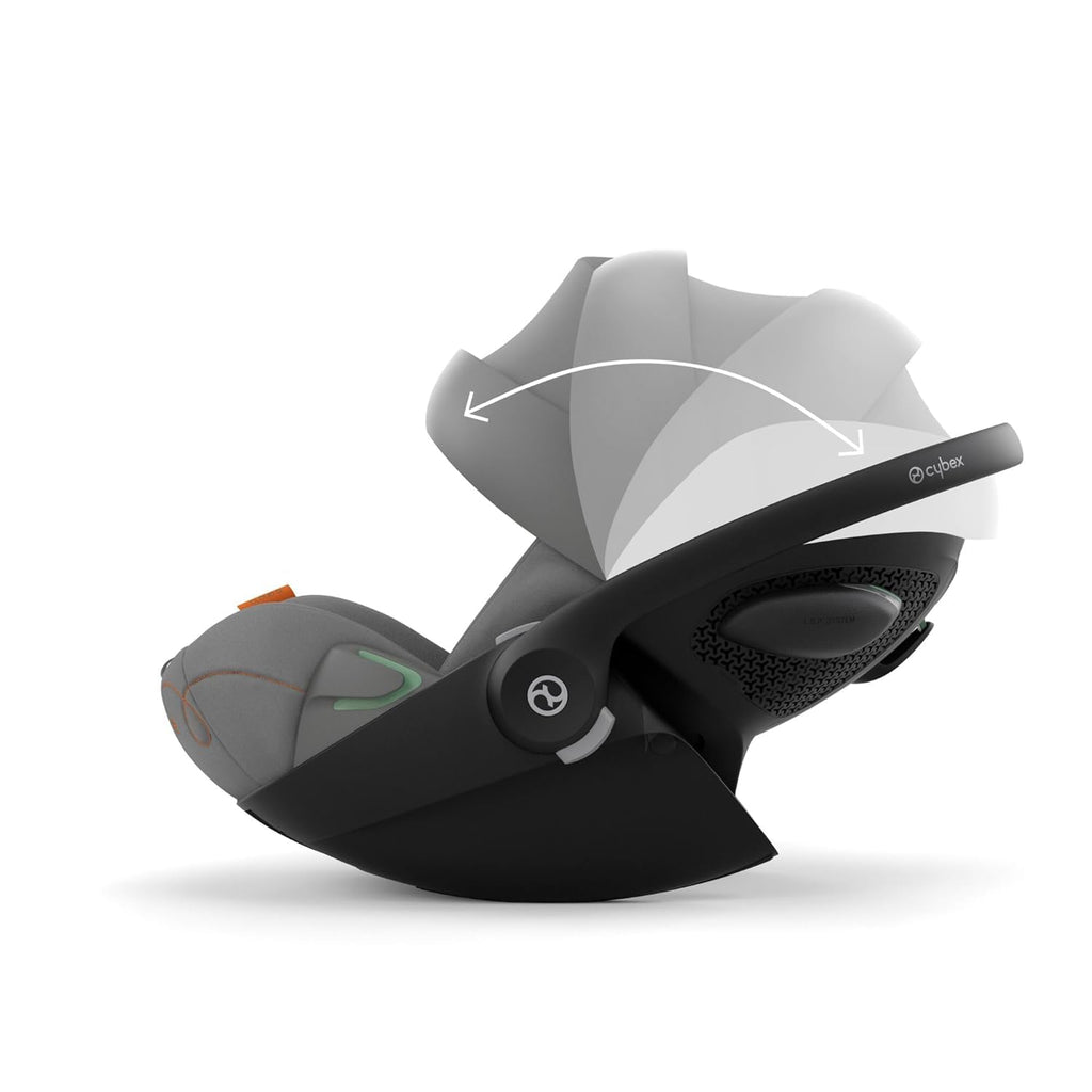 CYBEX Gold Kinderwagen EOS Lux 2-in-1 met Aton B2 i-Size autostoel en autostoeladapters, reissysteem, vanaf de geboorte tot 22 kg (ca. 4 jaar), Moon Black (Zwart)