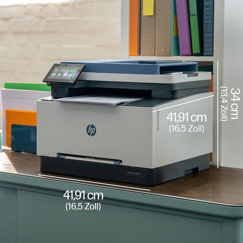 HP Color LaserJet Pro MFP 3302fdwg multifunctionele kleurenlaserprinter, fax, automatisch dubbelzijdig afdrukken, touchscreen, wifi, ethernet, USB, HP Wolf Pro Security