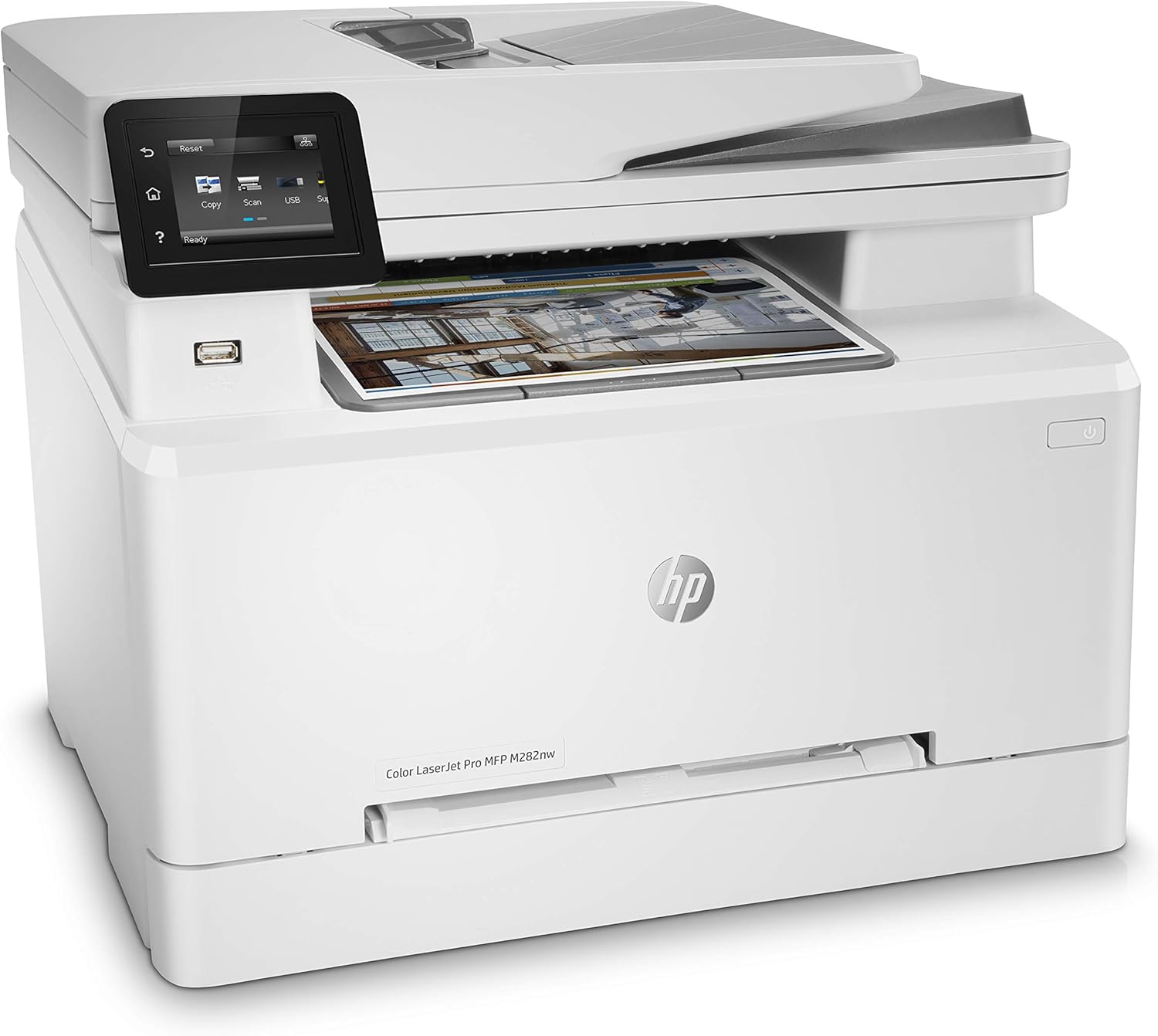 HP Color LaserJet Pro MFP 3302fdwg multifunctionele kleurenlaserprinter, fax, automatisch dubbelzijdig afdrukken, touchscreen, wifi, ethernet, USB, HP Wolf Pro Security
