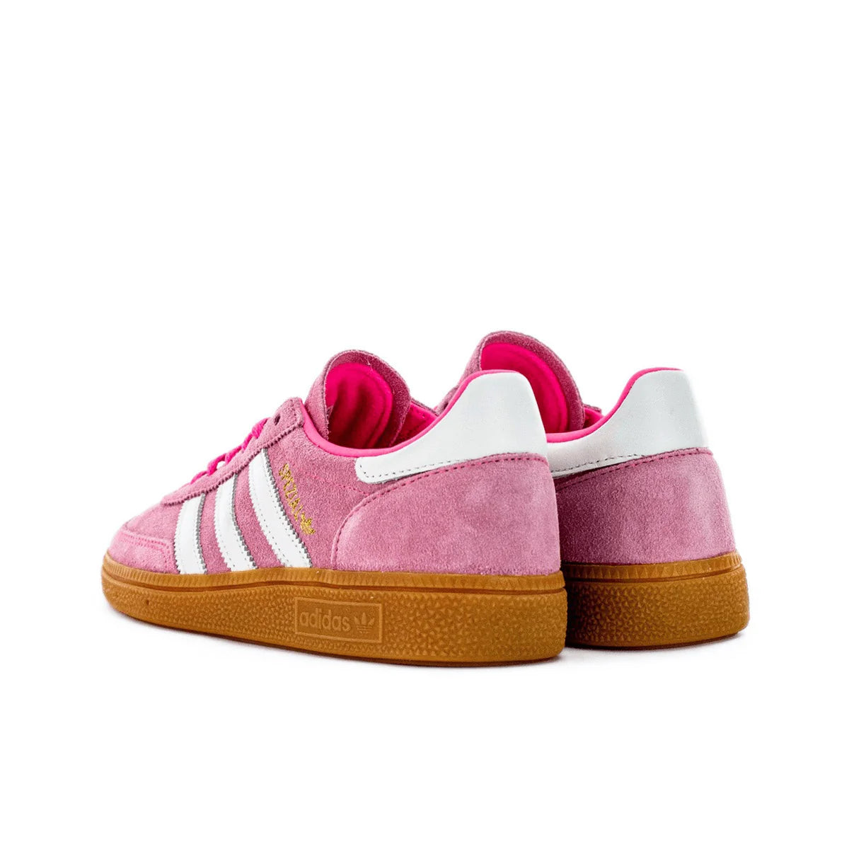 Drie strepen Handball Spezial W JI2654 - roze-wit-gom
