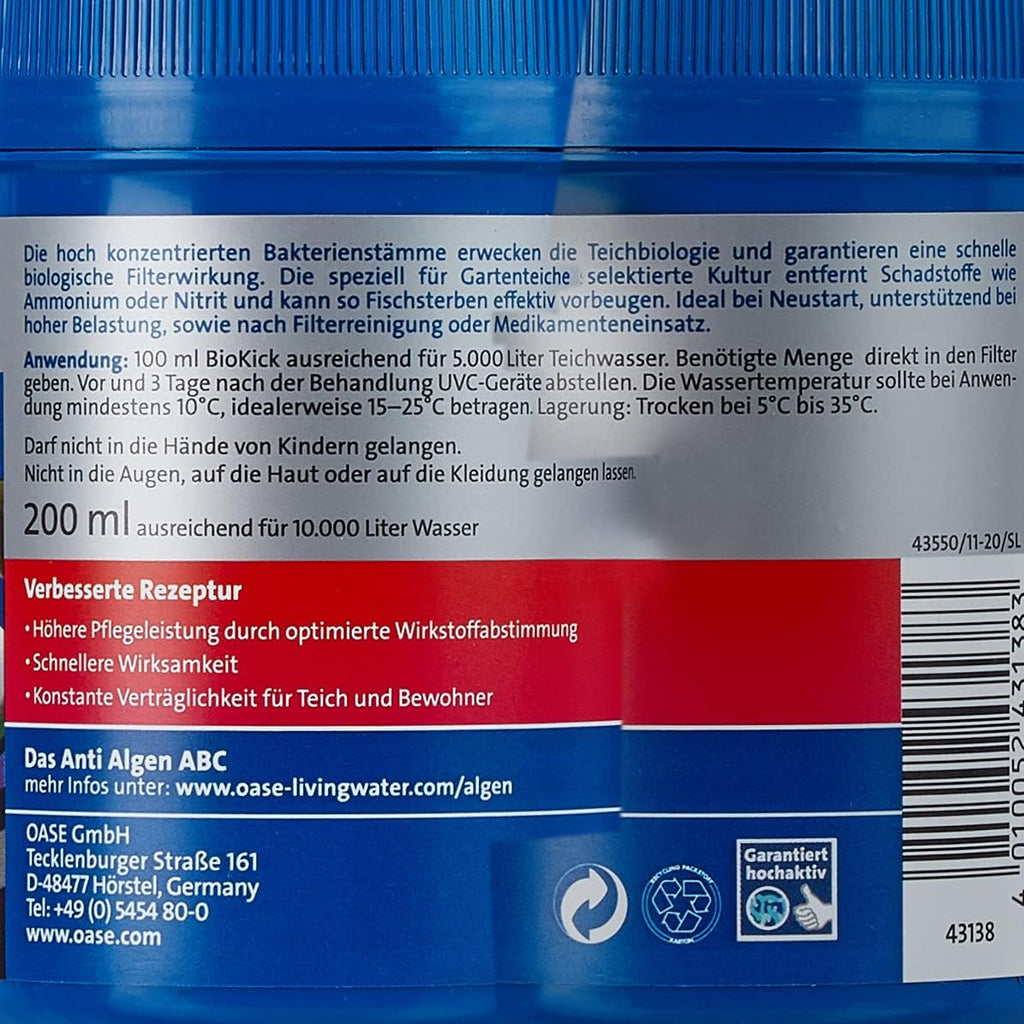 OASE 51096 Filter- en beeklooppomp AquaMax Eco Classic 5500, 5300 l/u pompcapaciteit, energiebesparende beeklooppomp, vijverpomp, filter, pomp, beekloop, donkergrijs