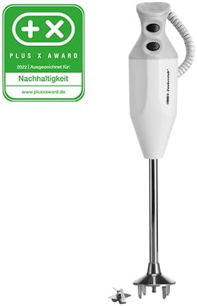 ESGE Zauberstab P 350 Profi, staafmixer wit inclusief multifunctioneel mes, tot 22.000 tpm, 90880, wit/grijs