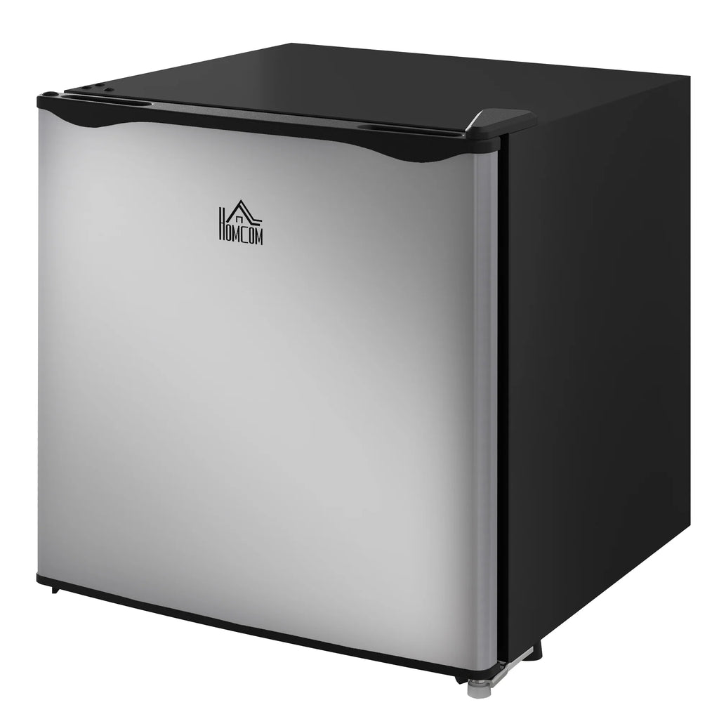 HOMCOM Mini-vriezer 35 l zilver - compact & efficiënt
