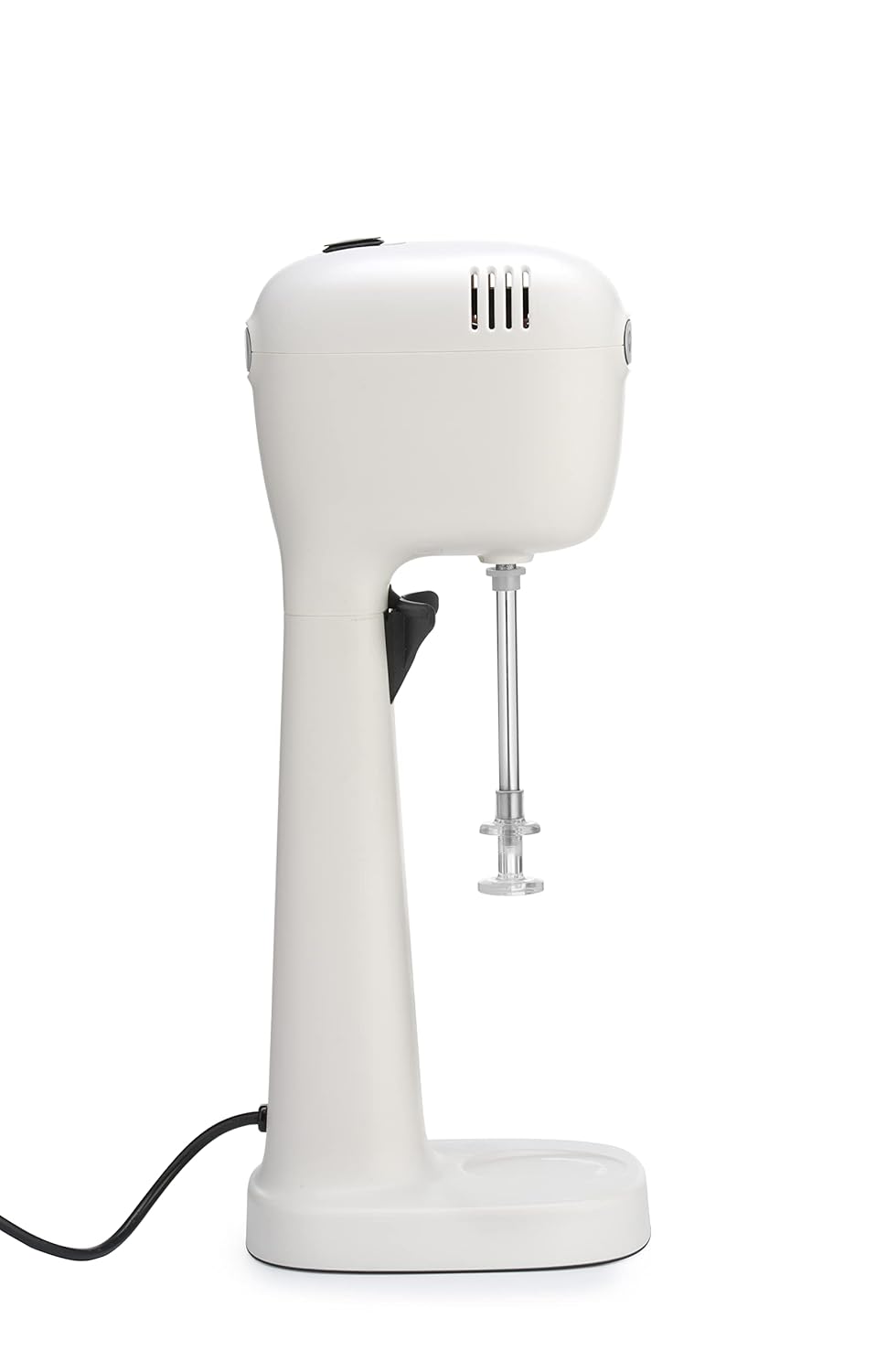 HENDI Melkshake Maker, Incl. 2 mengbekers (roestvrij staal en polycarbonaat) en 4 verwisselbare roerwerken, Drinkmixer, Frappés, Drankmixer, 230V/400W, 170x196x(H)490mm, Karamel
