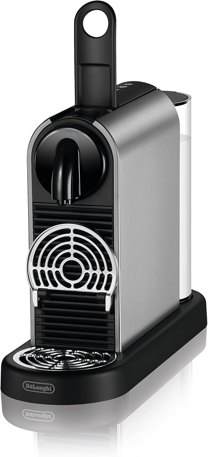 Nespresso De'Longhi EN267.BAE Citiz koffiezetapparaat met melkopschuimer, energiebesparende functie, 1710W, 1 liter, 37.2 x 21.8 x 27.7 cm, zwart