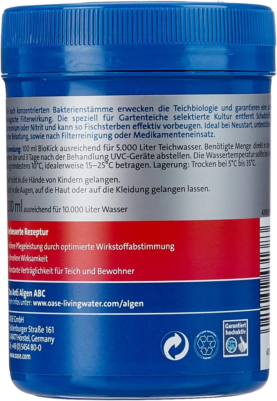 OASE 51096 Filter- en beeklooppomp AquaMax Eco Classic 5500, 5300 l/u pompcapaciteit, energiebesparende beeklooppomp, vijverpomp, filter, pomp, beekloop, donkergrijs