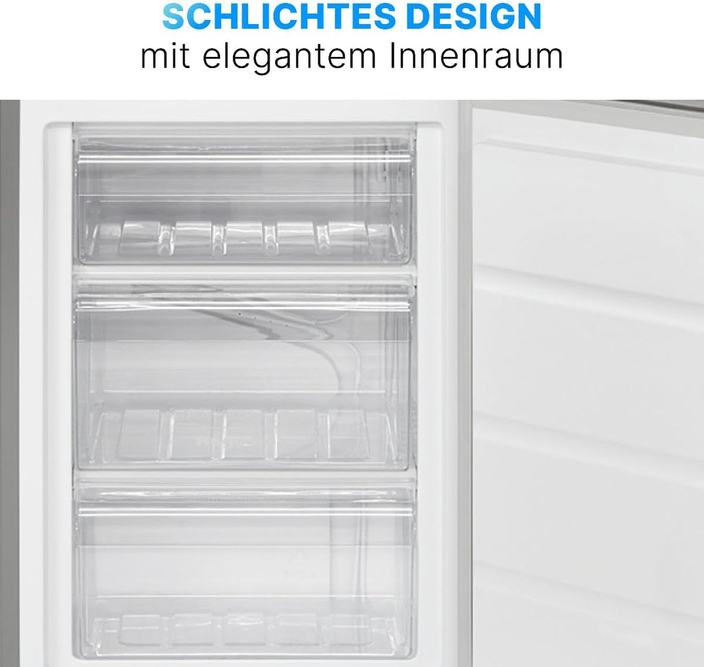 Bomann® Vriezer 87L | Kleine vriezer met temperatuurbereik ≤ -18°C | 3 laden | Vriezer met verwisselbare deuraanslag | Kleine vriezer GS 7253 wit