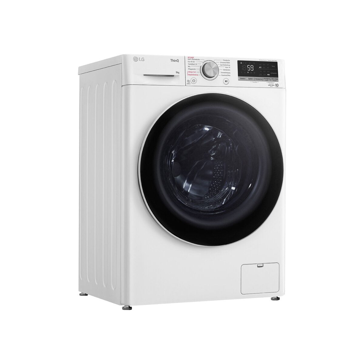 LG "F4WV7090" Wasmachine, 1360 tpm, 9kg, Wifi - B-keus transportschade