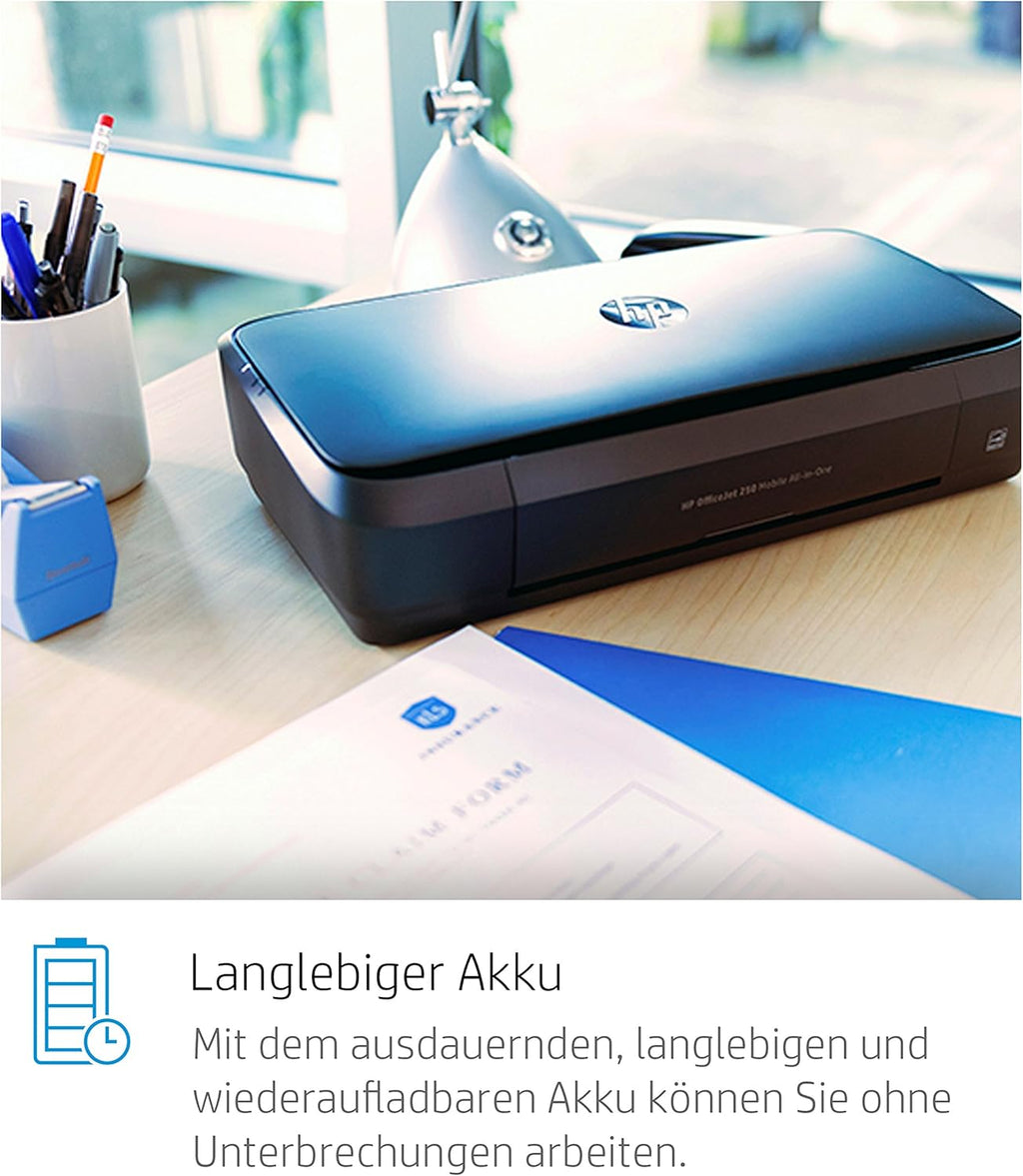 HP OfficeJet 200 Mobiele Inkjetprinter (A4, printer, wifi, HP ePrint, Airprint, USB, 4800 x 1200 dpi) zwart