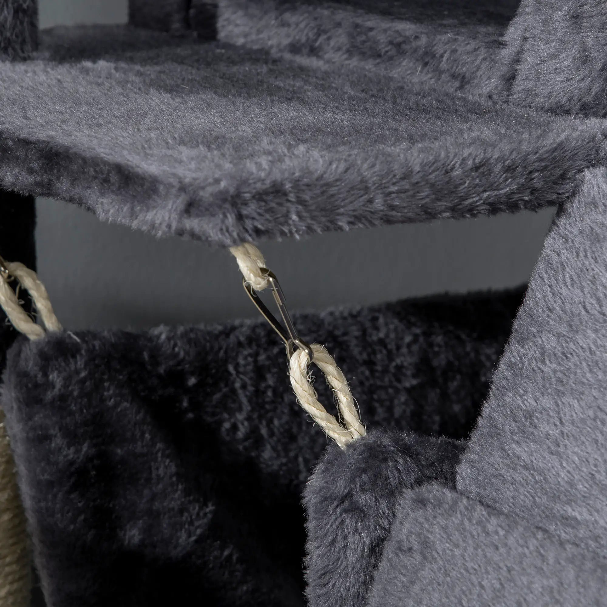 PawHut Krabpaal Kattenmeubels met Kattenhuis Hangmat Speelgoed