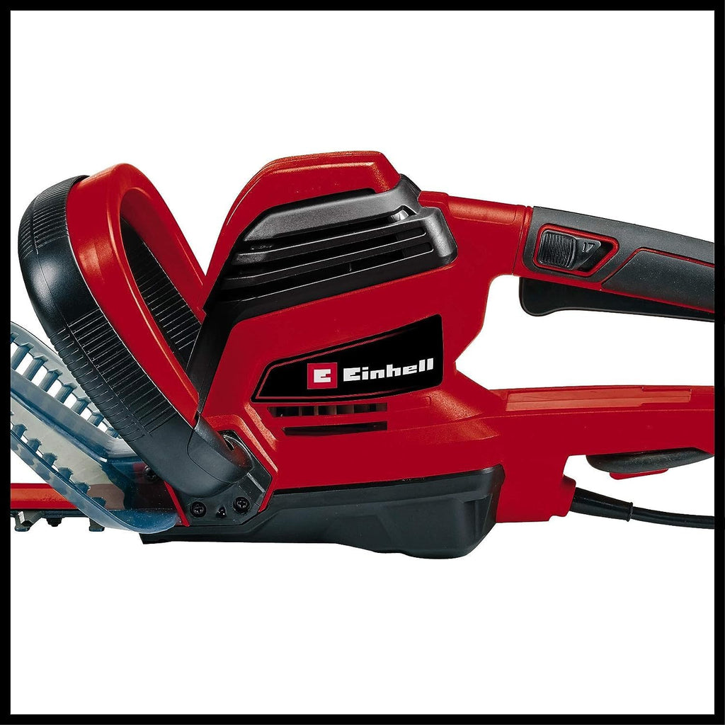 Einhell elektrische heggenschaar GE-EH 7067 (700 W, messen van geslepen en diamantgeslepen staal, metalen tandwielen, stootbescherming, incl. koker)