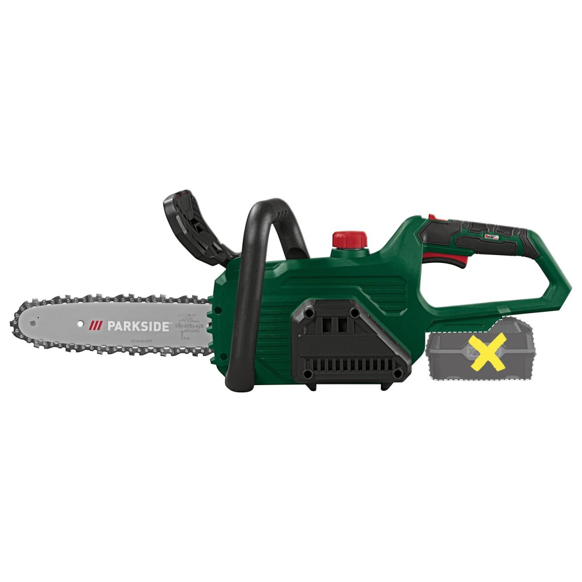 PARKSIDE® 20 V accu-kettingzaag »PAKS 20-Li E5«, zonder accu en oplader - B-keus als nieuw