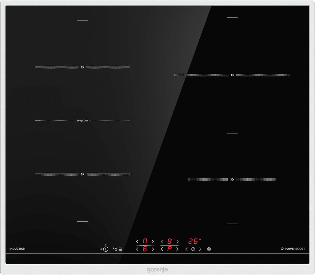 Gorenje 738971 Inbouw Ovenset OptiBake Black Steam Pyro Set / 77L / Hetelucht/Pyrolyse/ExtraSteam/GentleClose/AirFry/Pizzamode 300°C/PerfectGrill/Inductiekookplaat met BridgeZone/zwart