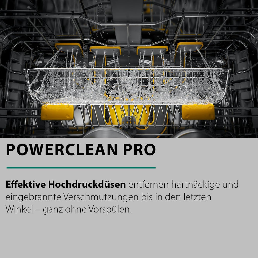 Bauknecht B7F HP43 XA Vrijstaande vaatwasser/ 60 cm/ 15 couverts/ PowerClean Pro-Effectieve hogedruksproeiers/ Natural Dry-Automatische deuropening-Betere droging/ Maxi Space-Meer binnenruimte