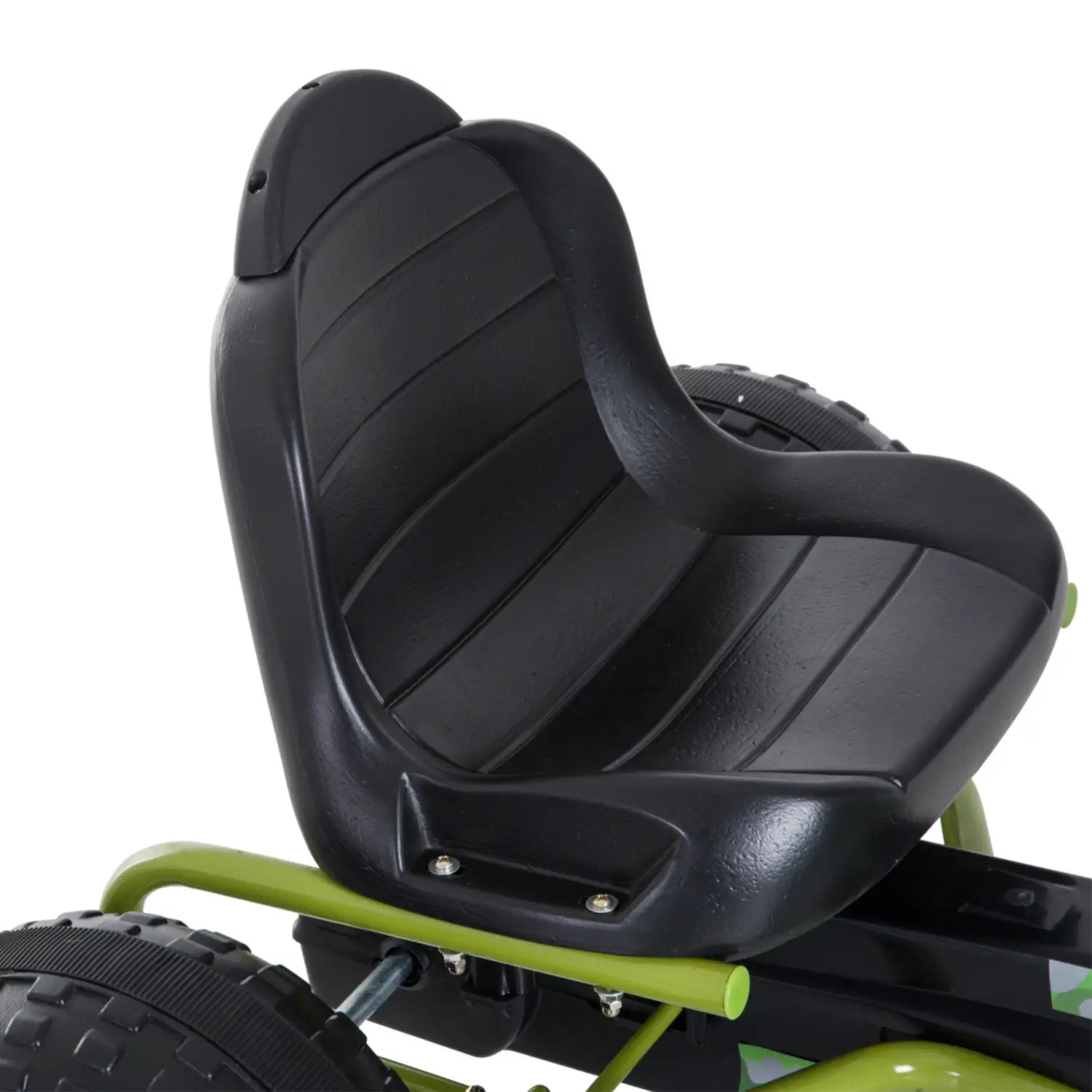 HOMCOM Kinder Go-Kart Trapauto Offroad-design verstelbare zitting