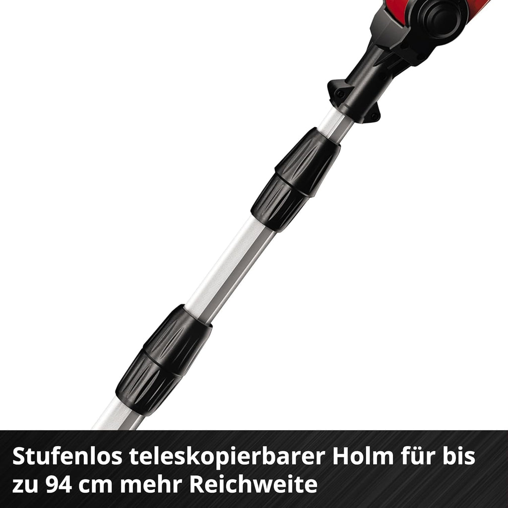 Einhell Accu-Telescoopheggenschaar GE-HH 18/45 Li T-Solo Power X-Change (Li-Ion, 18 V, 45 cm zwaardlengte, messen van diamantgeslepen staal, zonder accu en lader)