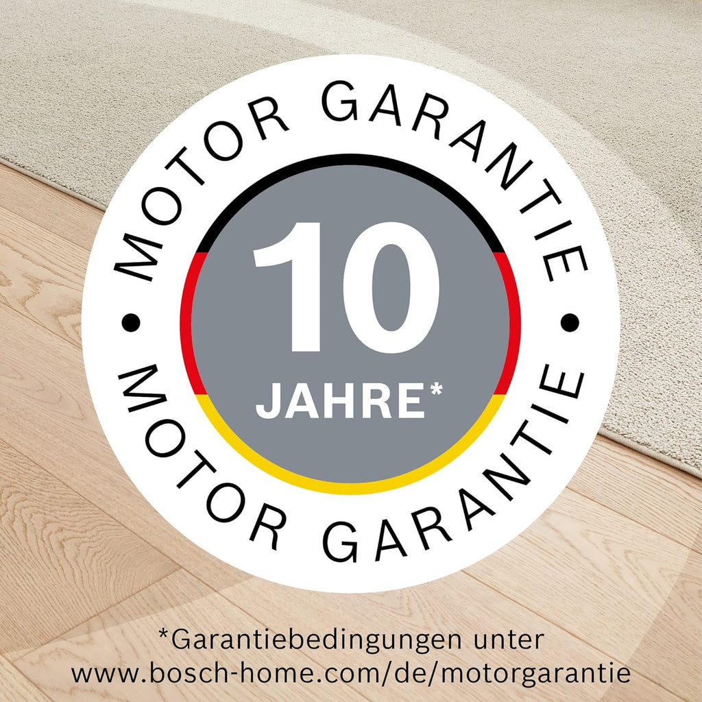 Bosch Stofzuiger met zak Serie 8 BGB75X494, sledestofzuiger, ideaal voor mensen met allergieën, hygiënefilter, vloermondstuk voor parket, tapijt, tegels, lange kabel, stil, 650 W, blauw