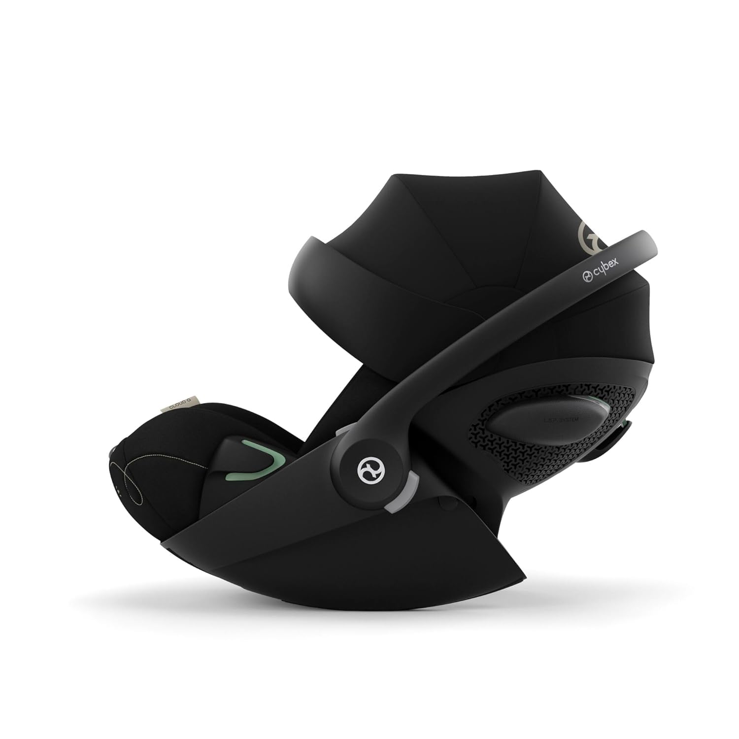 CYBEX Gold Kinderwagen EOS Lux 2-in-1 met Aton B2 i-Size autostoel en autostoeladapters, reissysteem, vanaf de geboorte tot 22 kg (ca. 4 jaar), Moon Black (Zwart)