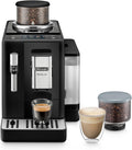 De'Longhi Rivelia EXAM440.55.W volautomatische espressomachine met LatteCrema-melksysteem, verwisselbaar bonenreservoir, 16 koffie- en melkdranken met één druk op de knop, Extra-Shot-functie, 3,5 inch touchscreen, wit
