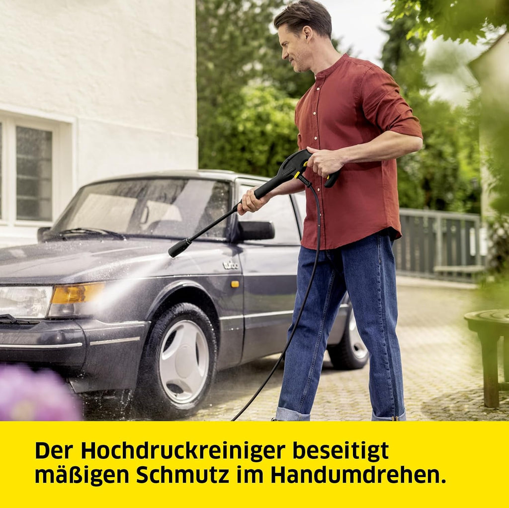 Kärcher hogedrukreiniger K 4 Power Control Flex Home, druk: max. 130 bar, wateropbrengst: 420 l/u, oppervlakteprestatie: 30 m²/u, waterfilter, gewicht: 11,5 kg, hogedrukpistool, vuilfrees, spuitlans, Home Kit