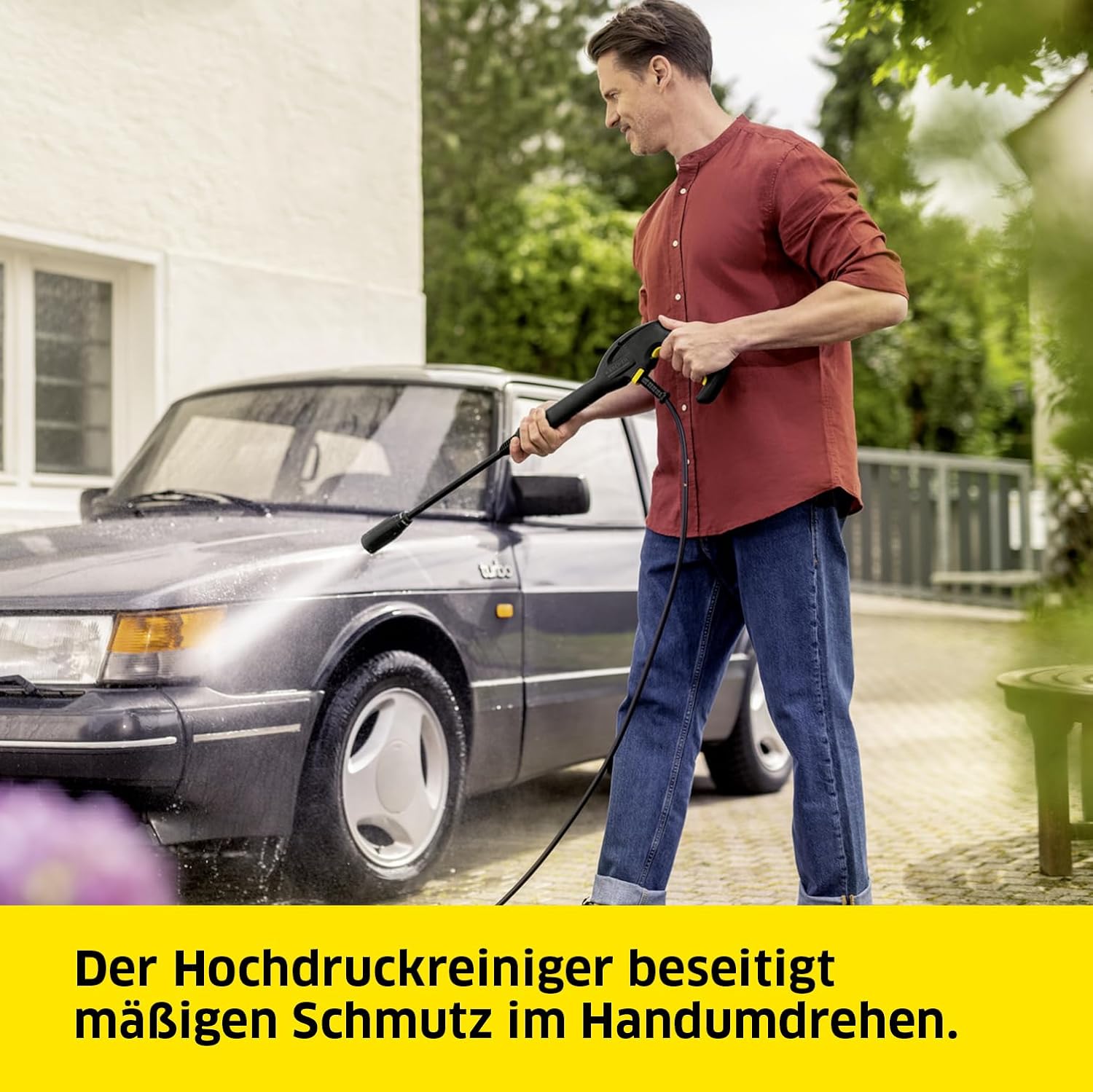 Kärcher hogedrukreiniger K 4 Power Control Flex Home, druk: max. 130 bar, wateropbrengst: 420 l/u, oppervlakteprestatie: 30 m²/u, waterfilter, gewicht: 11,5 kg, hogedrukpistool, vuilfrees, spuitlans, Home Kit