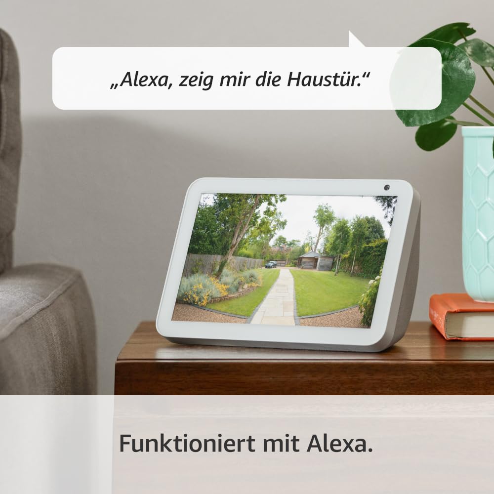 Ring Buitencamera Pro Solar (Stick Up Cam Pro) | Buitenbeveiligingscamera op zonne-energie met 1080p-HDR-video, wifi, 3D-bewegingsdetectie, compatibel met Alexa | 2 beveiligingscamera's