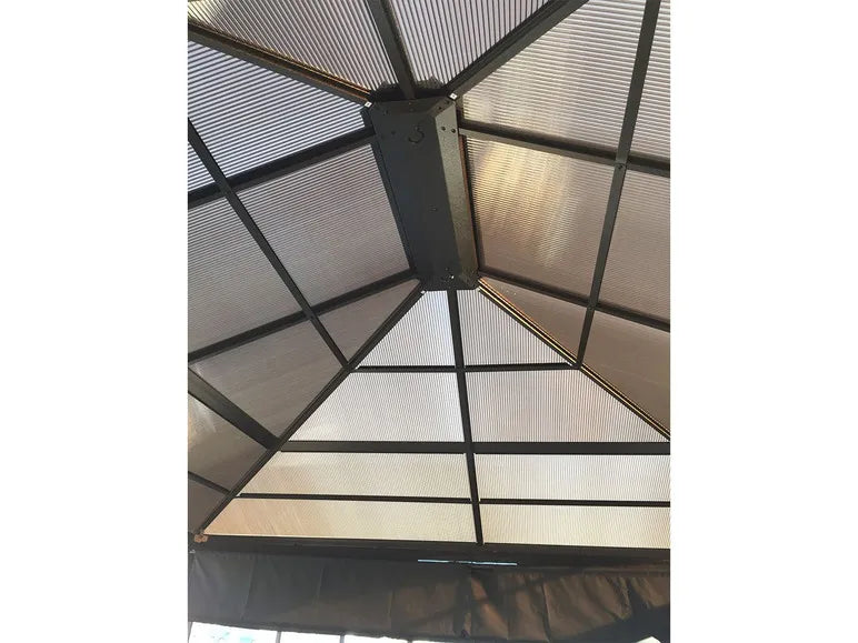 SOJAG Canada Paviljoen "Castel", van aluminium, incl. zonnedoek en insectenhor, brons