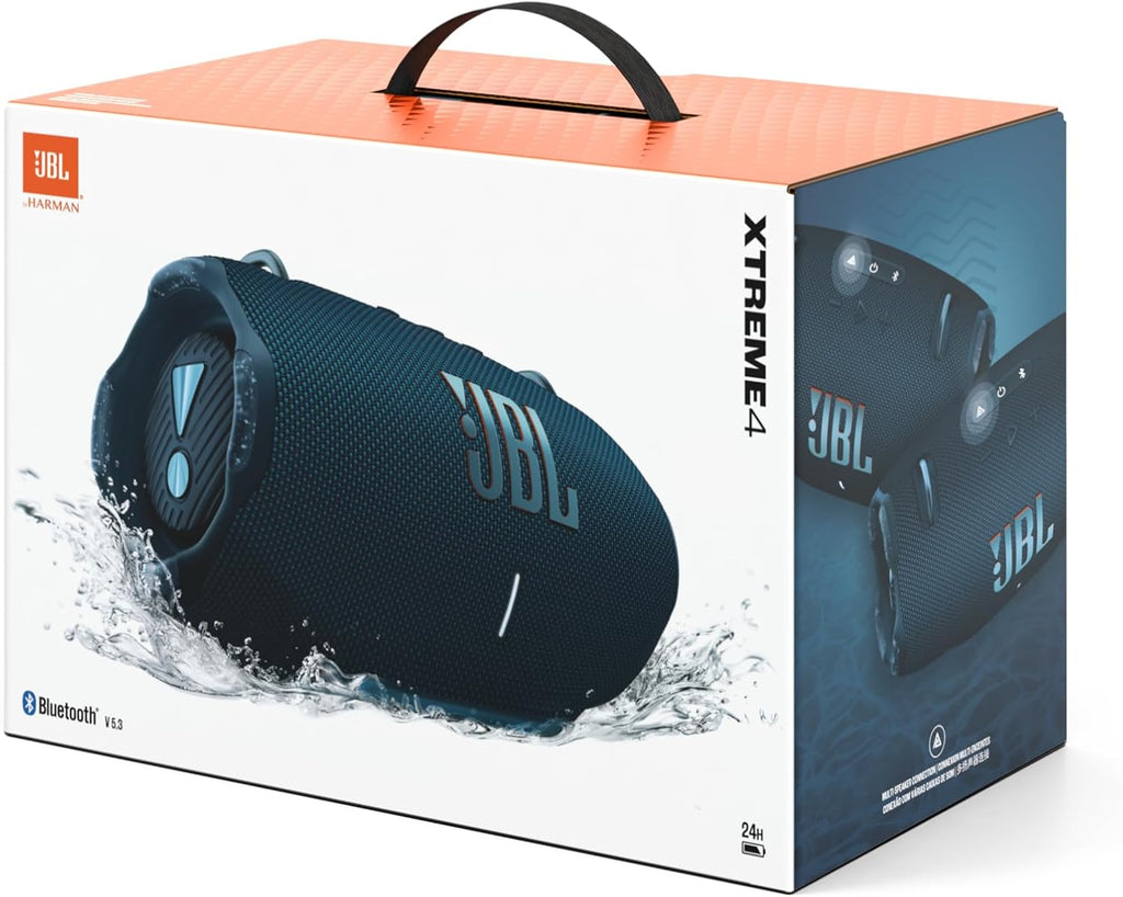 JBL Xtreme 4 Muziekbox in Camouflage – Draagbare Bluetooth-speaker met diepe bas, AI Sound Boost en geïntegreerde powerbank – Water- en stofbestendig – 24 uur afspeeltijd