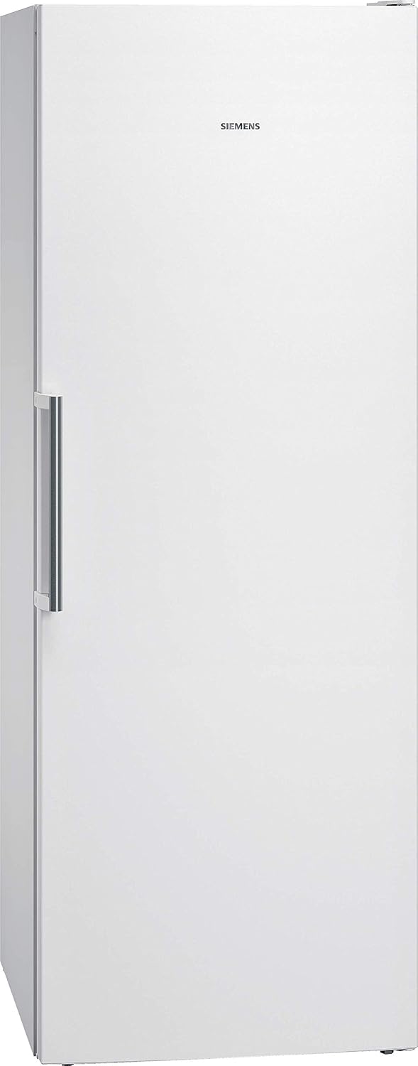 Siemens GS54NAWCV iQ500 vriezer, 176 x 70 cm, 327 L, noFrost nooit meer ontdooien, bigBox ruimte voor grote diepvriesproducten, varioZone flexibele glasplateaus en laden, wit