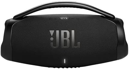 JBL Boombox 3 Wifi – Draadloze speaker met Bluetooth en wifi – Compatibel met de JBL One app – 24 uur afspeeltijd – Water- en stofdicht – Geïntegreerde powerbank – Zwart