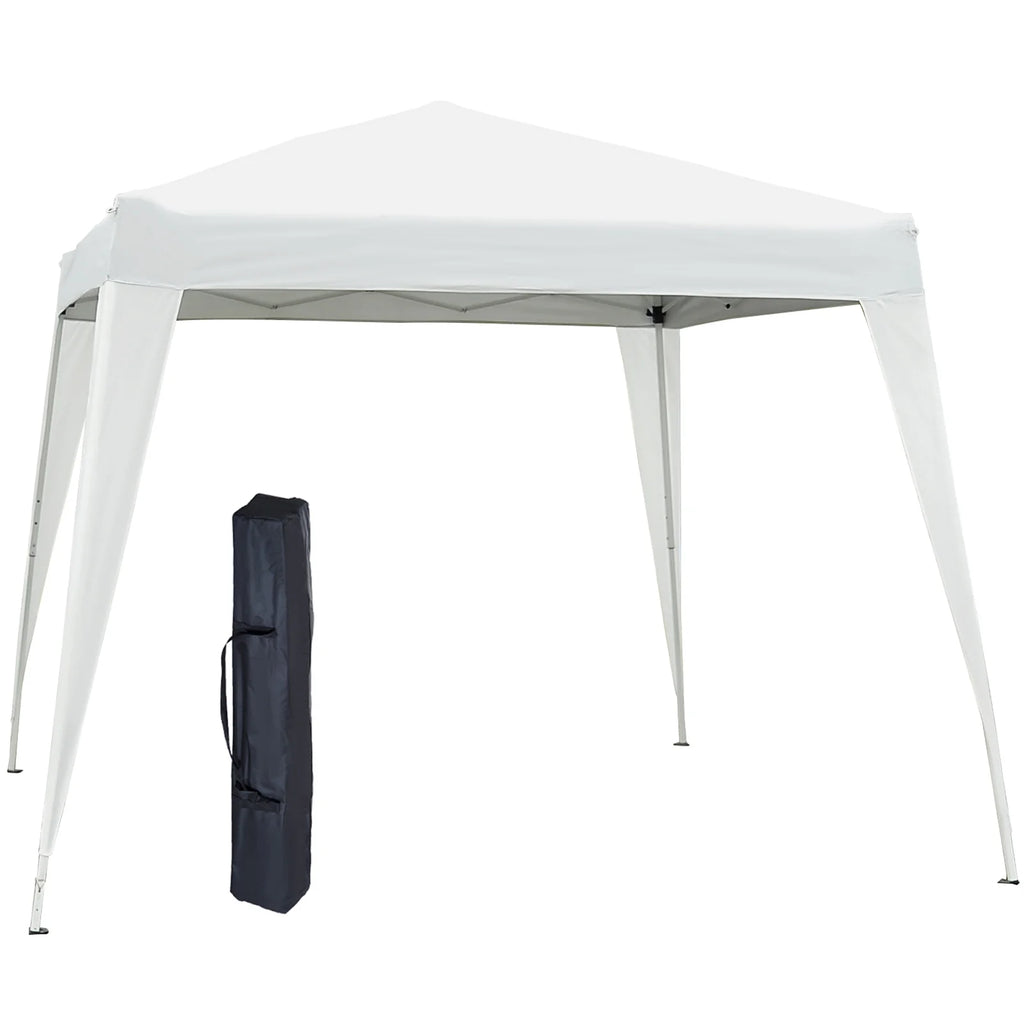 Outsunny Opvouwbare Partytent UV-bescherming wit
